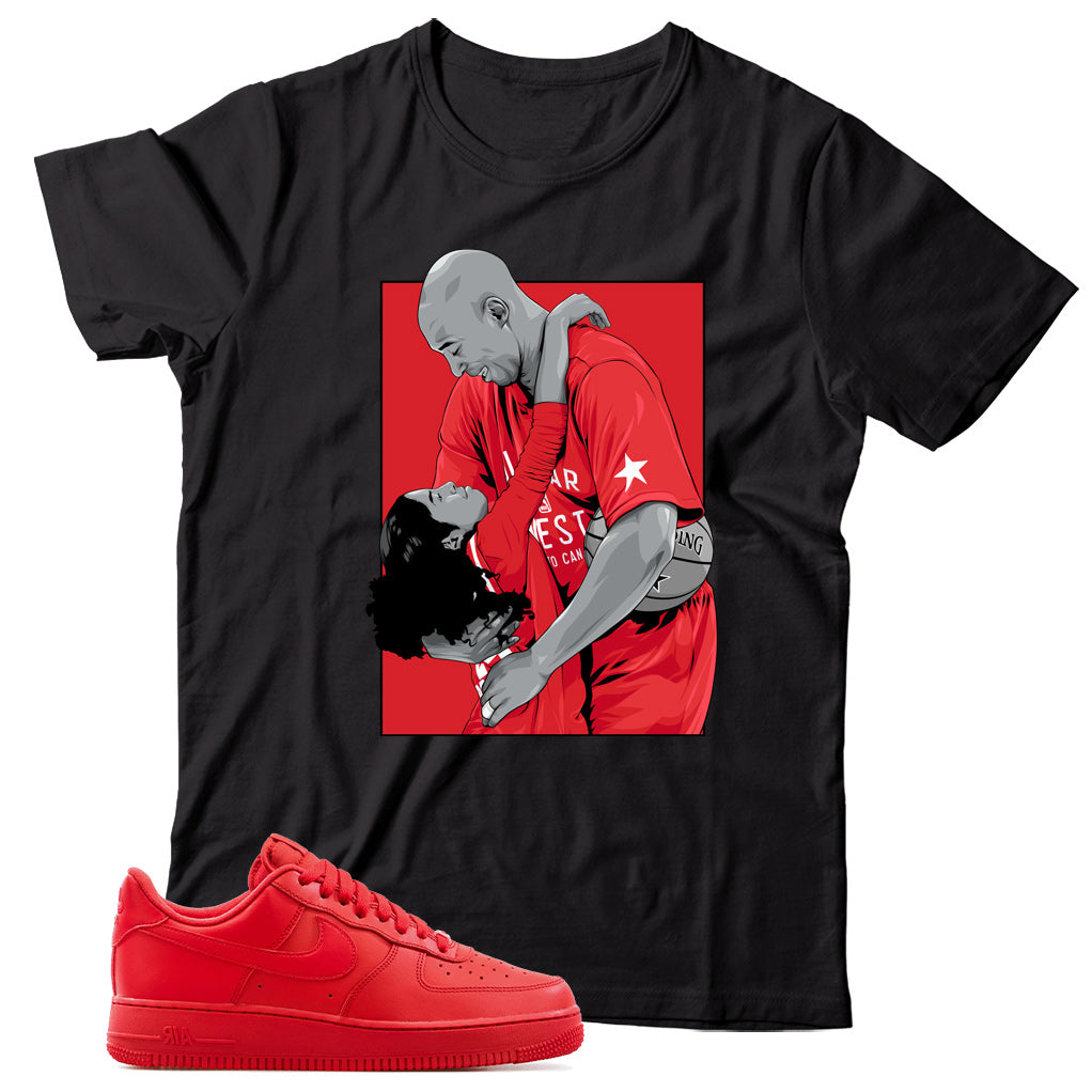 Air Force 1 Low Triple Red Shirt