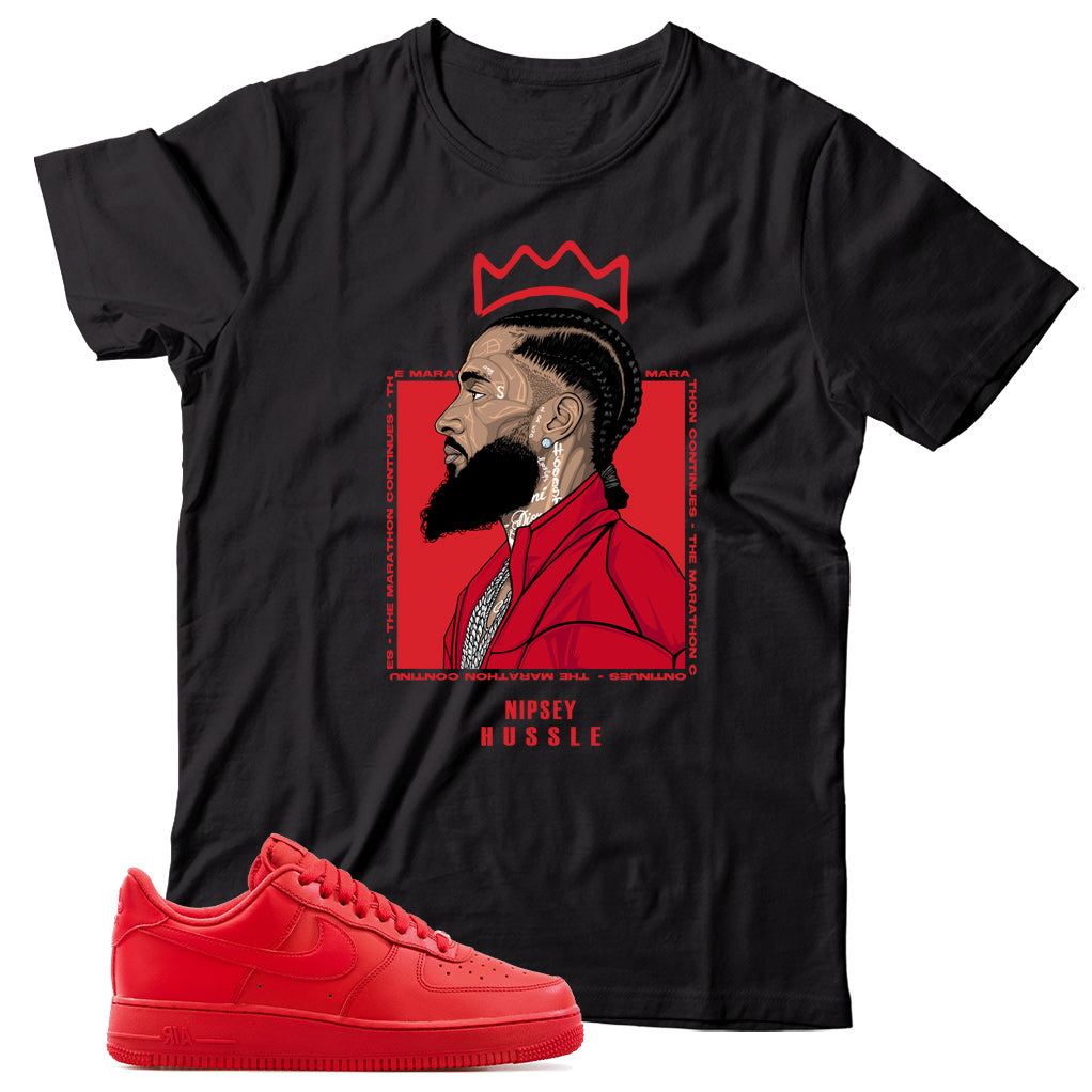 Air Force 1 Low Triple Red Shirt