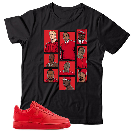 Air Force 1 Low Triple Red Shirt