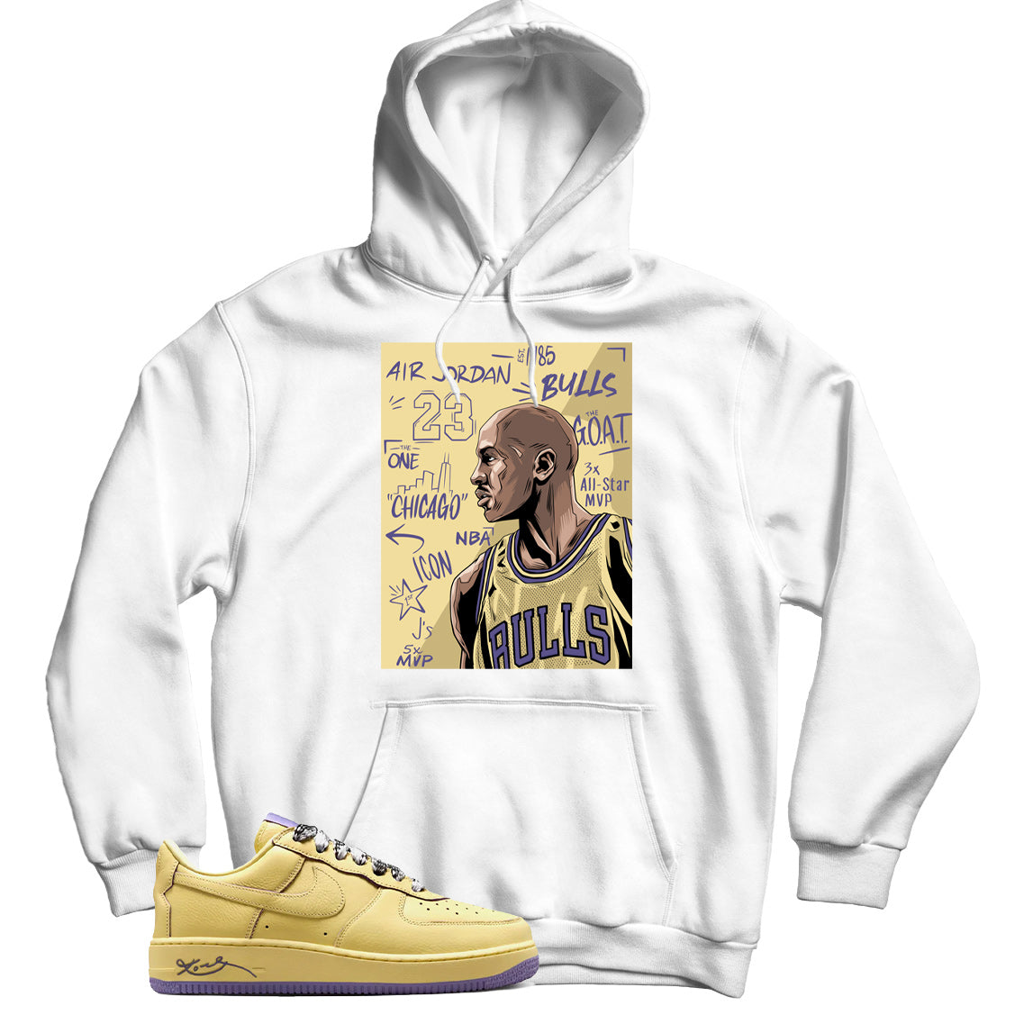 Air Force 1 Low Kobe Bryant Mamba hoodie