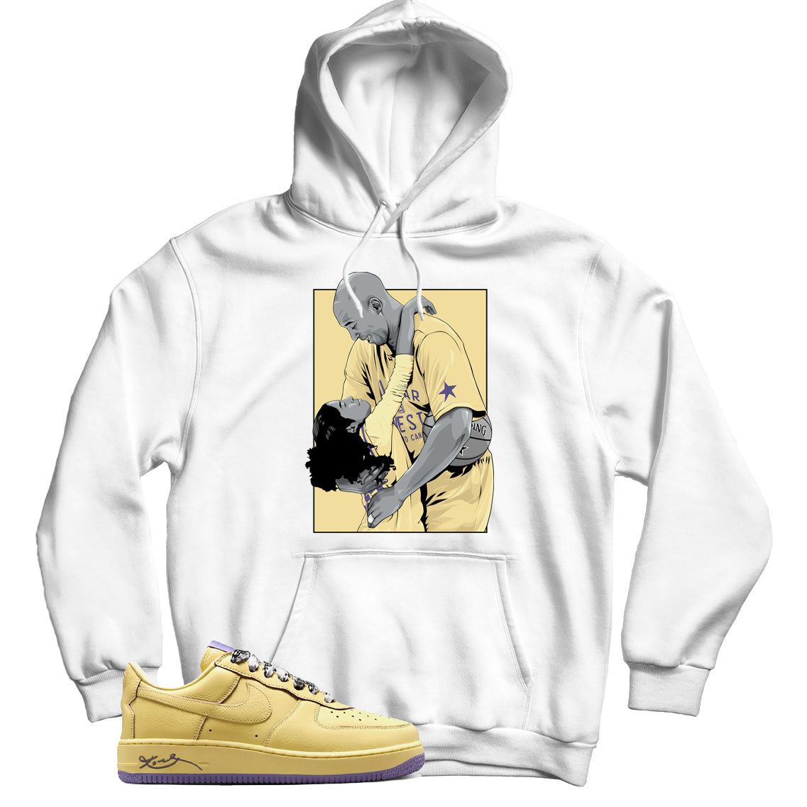 Air Force 1 Low Kobe Bryant Mamba hoodie