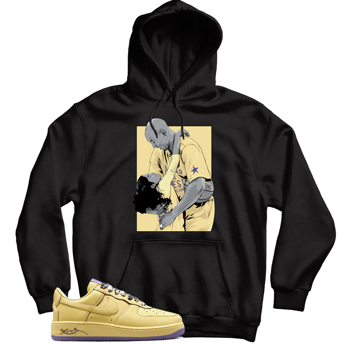 Air Force 1 Low Kobe Bryant Mamba hoodie