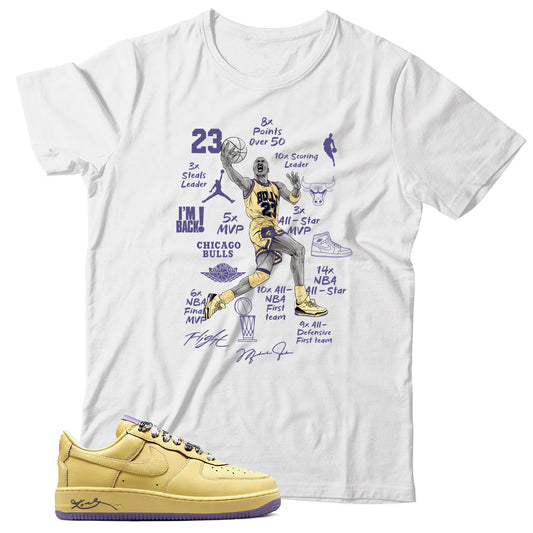 Air Force 1 Low Kobe Bryant Mamba shirt