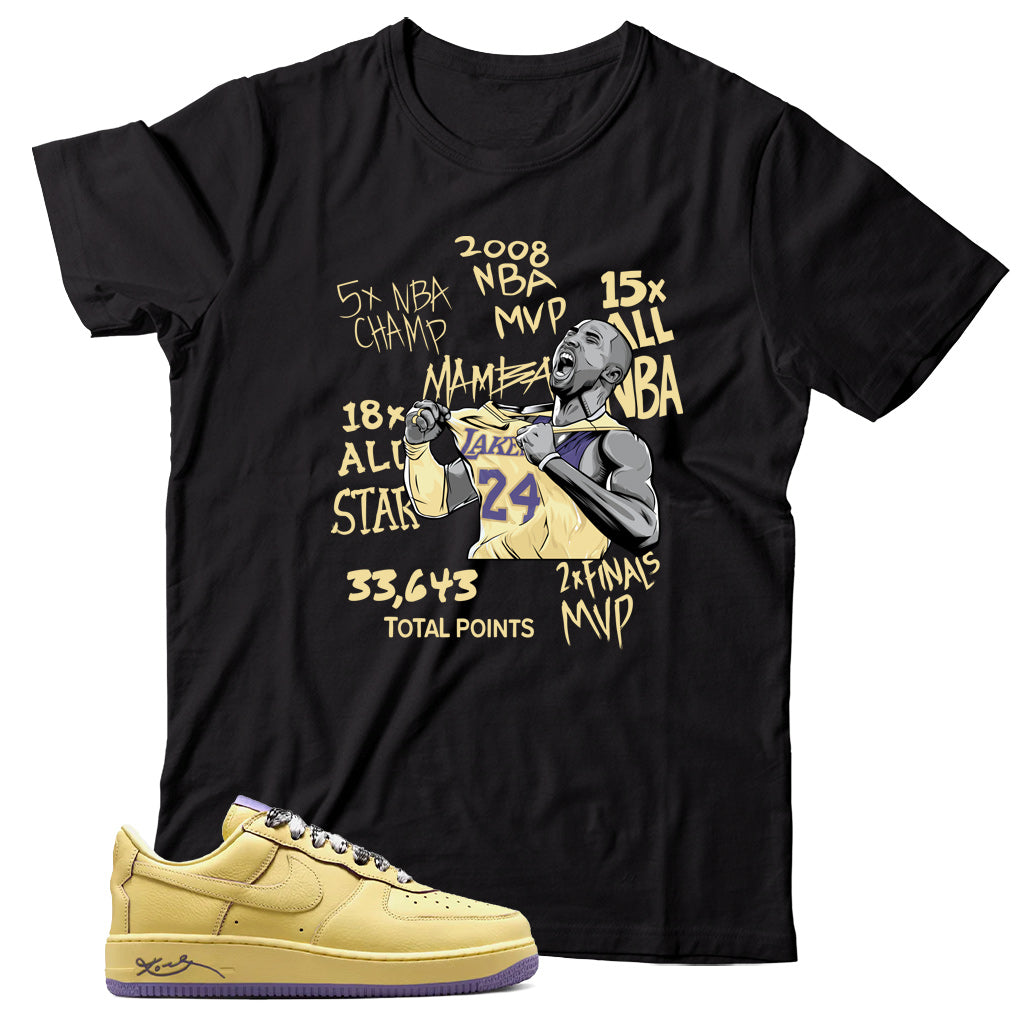 Air Force 1 Low Kobe Bryant Mamba shirt