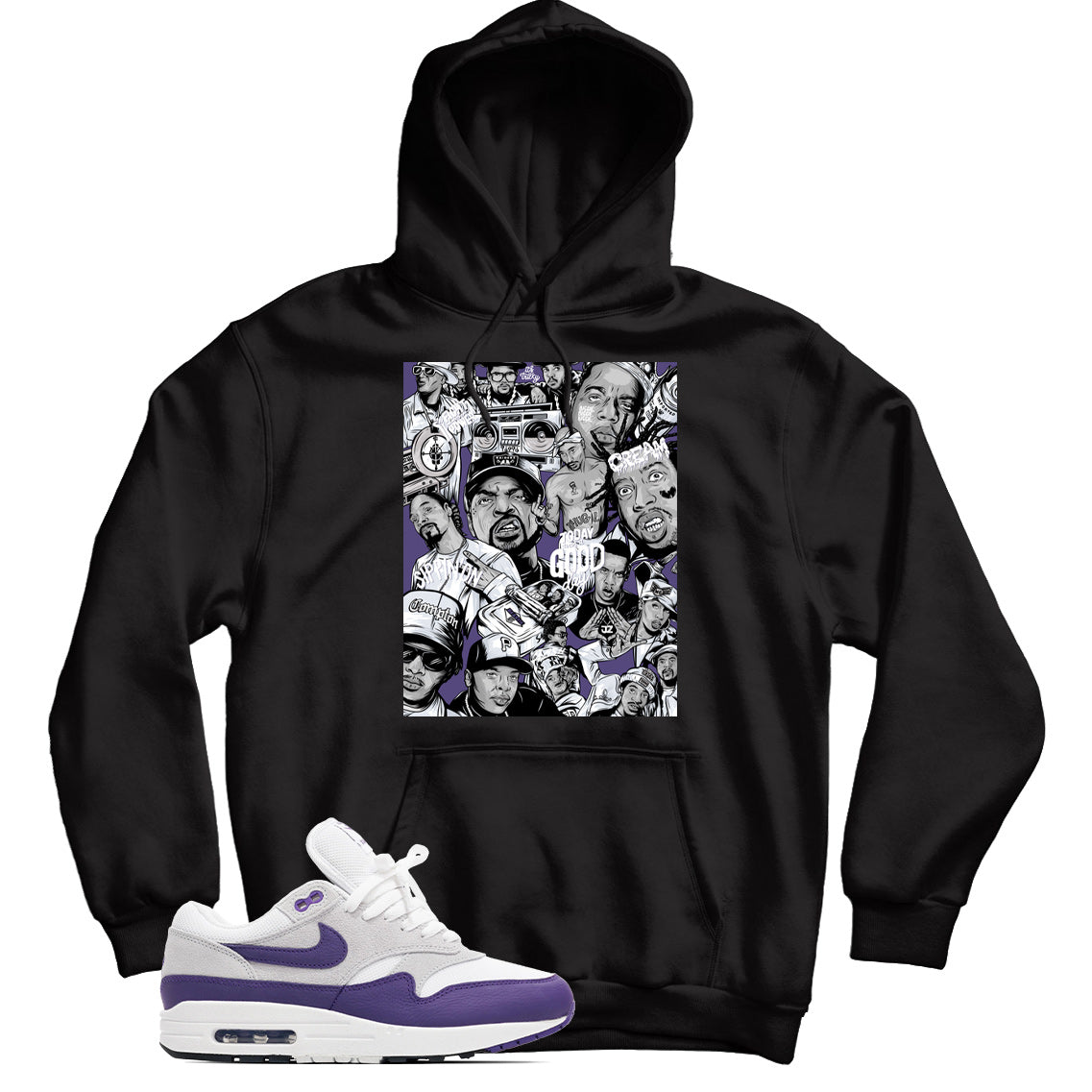 Hoodie Match Air Max 1 Field Purple