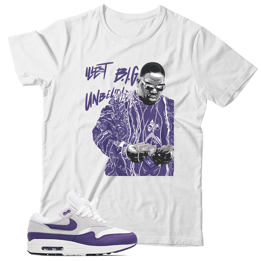 Air Max 1 Field Purple shirt