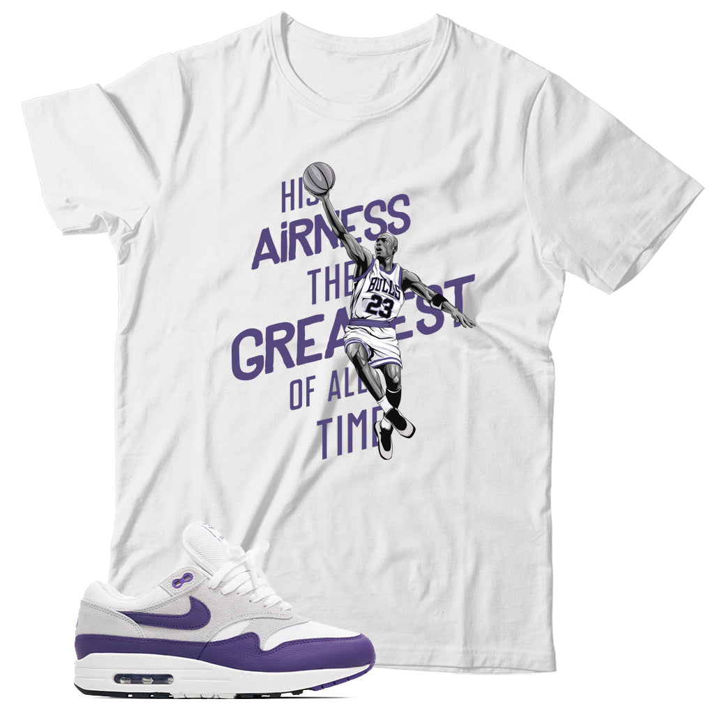 Air Max 1 Field Purple shirt