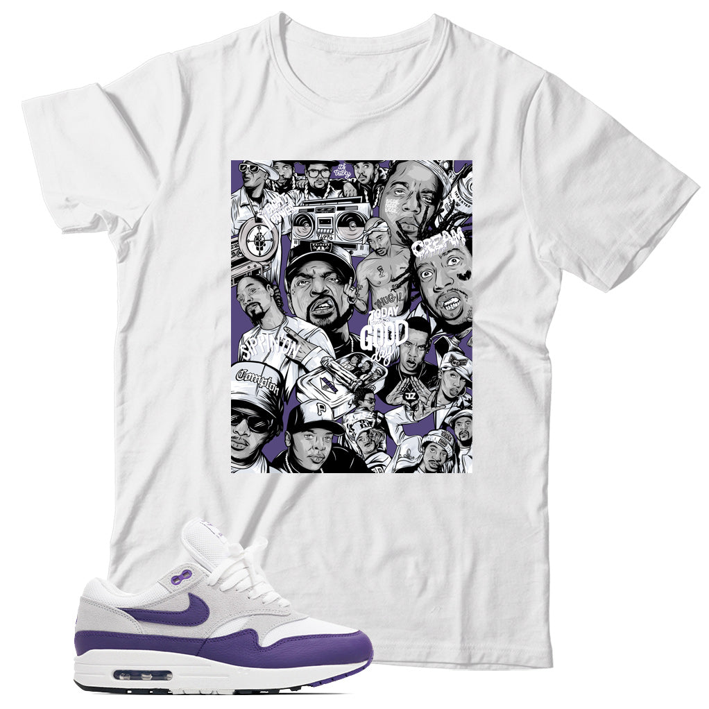 Air Max 1 Field Purple shirt