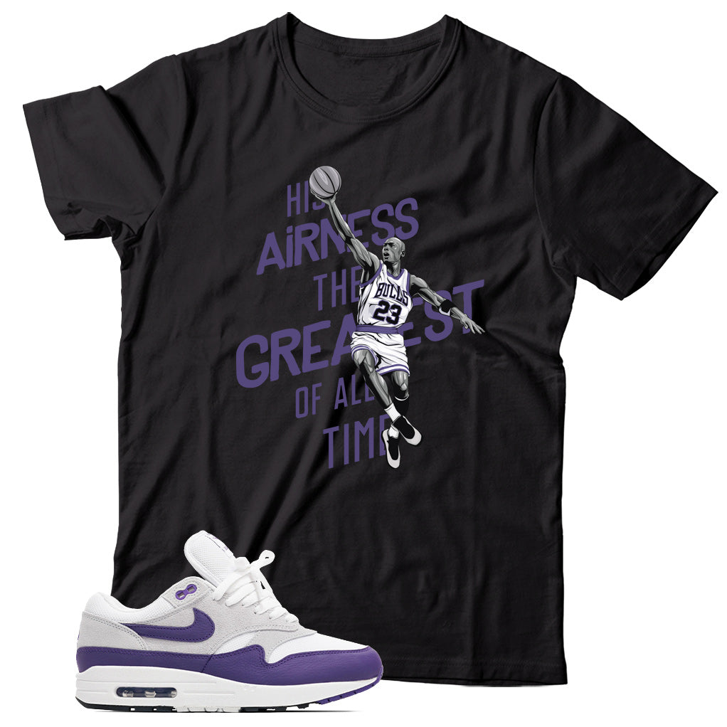 Air Max 1 Field Purple shirt