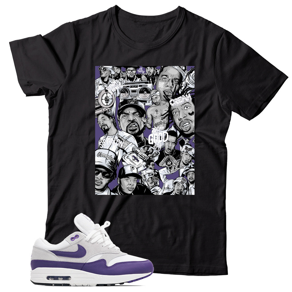 Air Max 1 Field Purple shirt