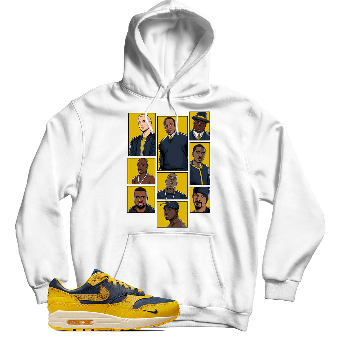 Air Max Michigan Navy hoodie