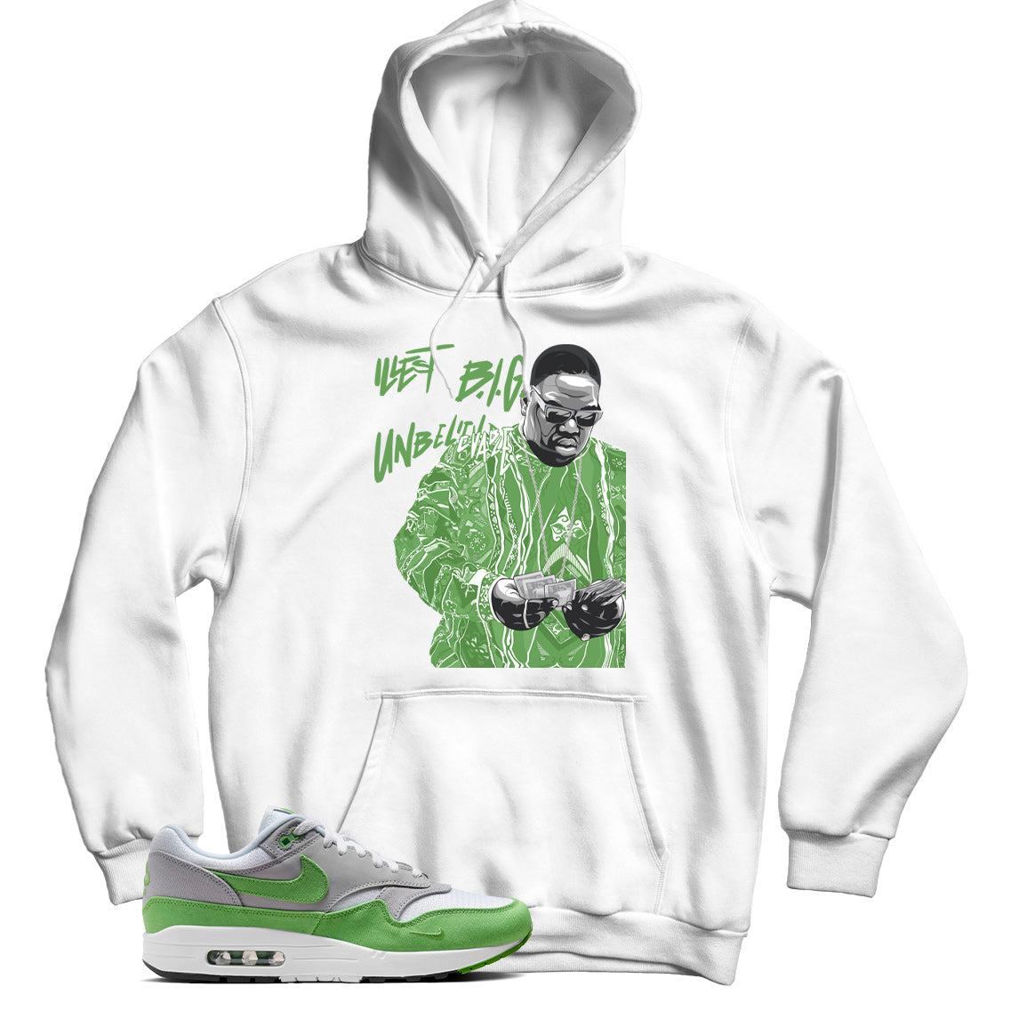 Air Max 1 Patta Chlorophyll hoodie