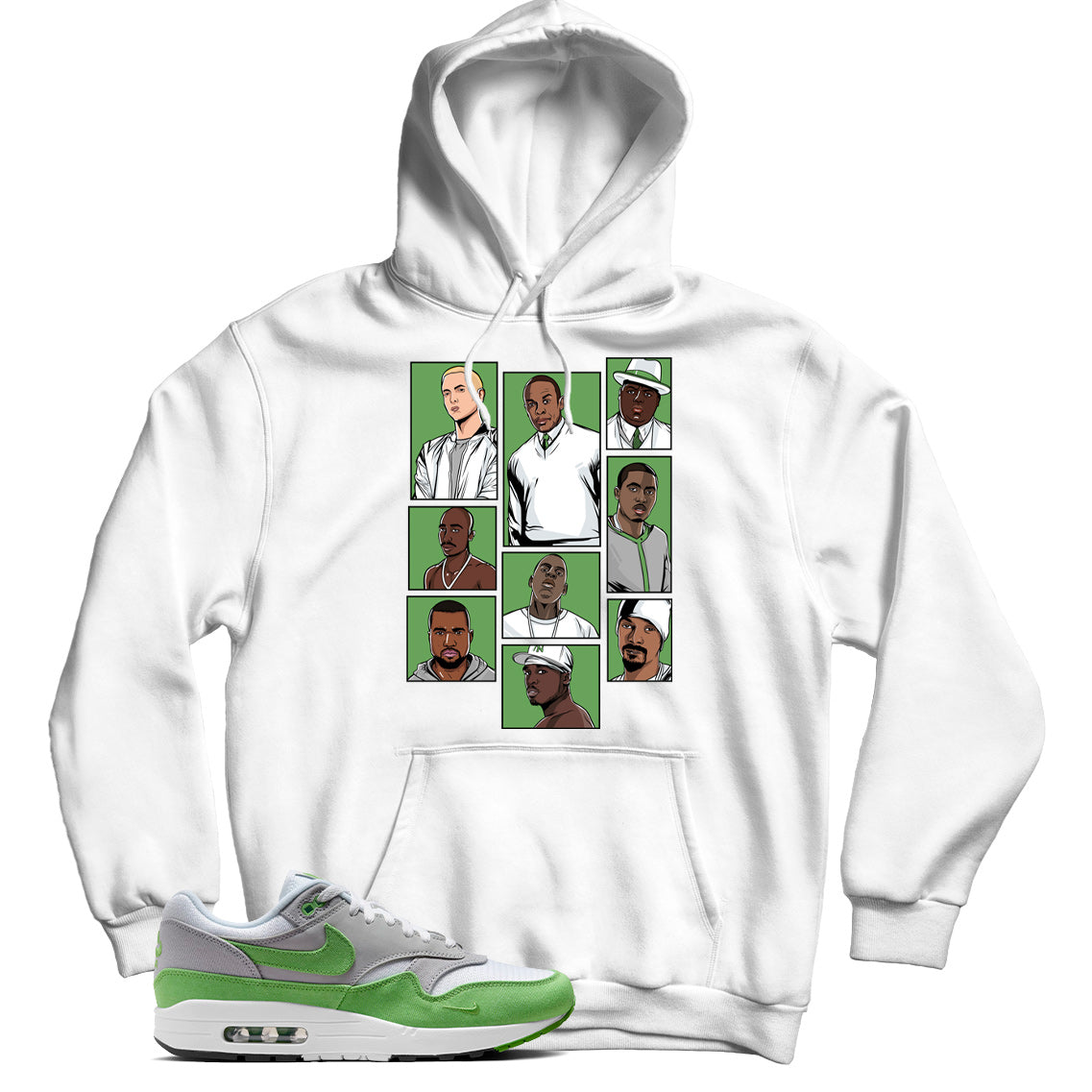 Air Max 1 Patta Chlorophyll hoodie