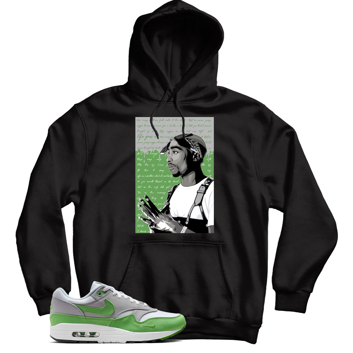 Air Max 1 Patta Chlorophyll hoodie