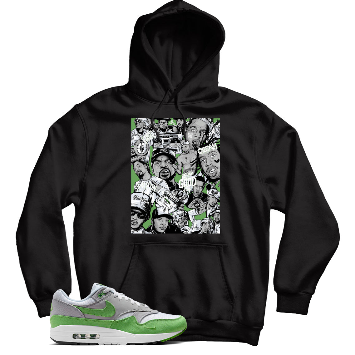 Air Max 1 Patta Chlorophyll hoodie