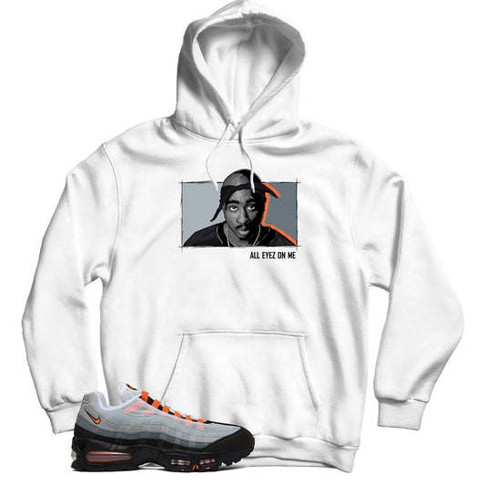 Hoodie Match Air Max 95 Bright Mandarin