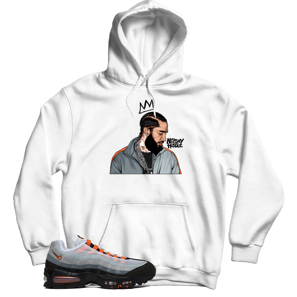 Air Max 95 Bright Mandarin hoodie