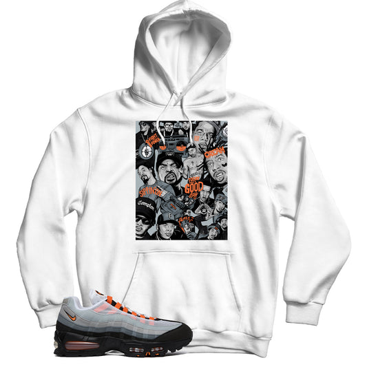 Air Max 95 Bright Mandarin hoodie