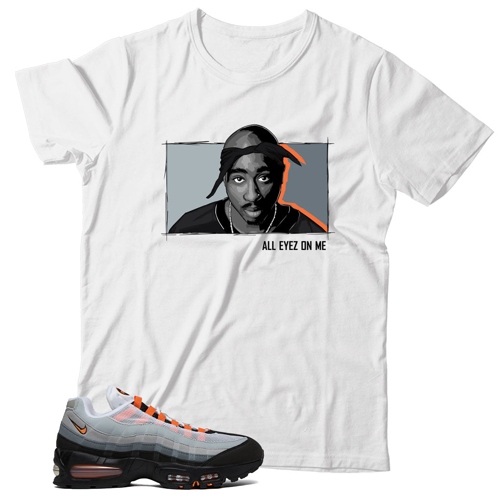 Air Max 95 Bright Mandarin shirt