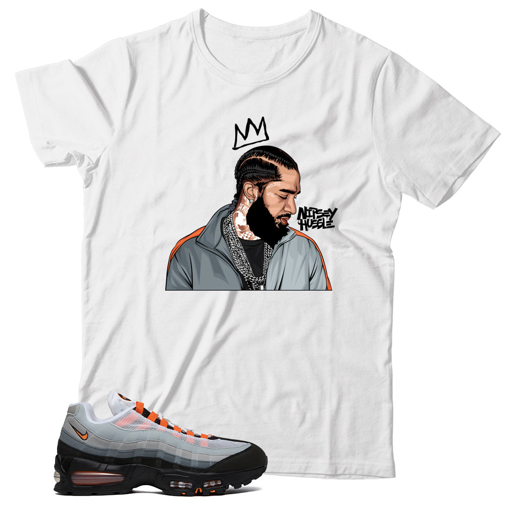 Air Max 95 Bright Mandarin shirt