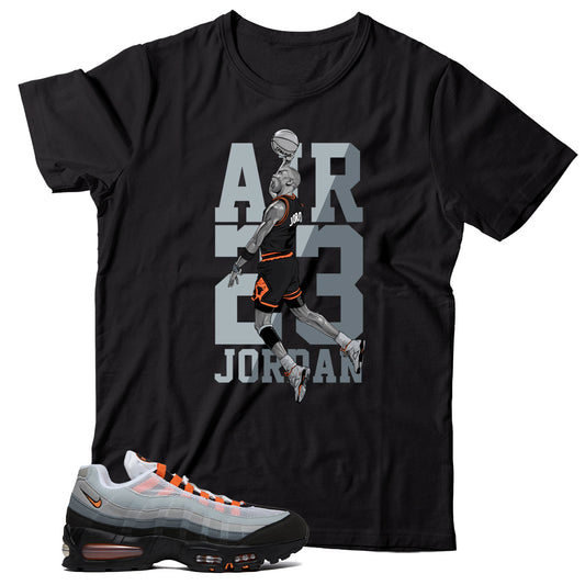 Air Max 95 Bright Mandarin shirt