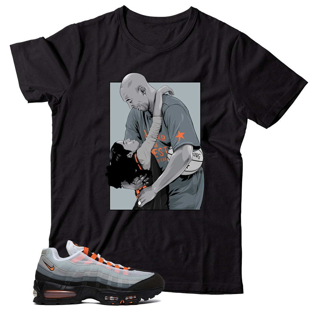 shirt Match Air Max 95 Bright Mandarin