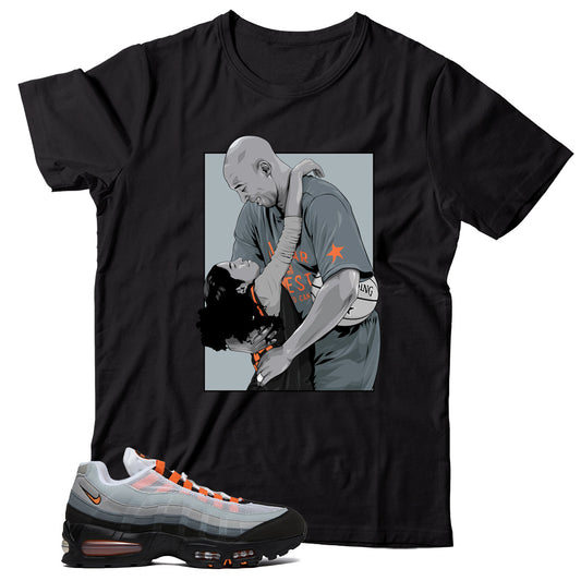 shirt Match Air Max 95 Bright Mandarin