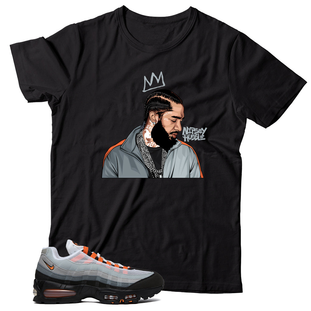 Air Max 95 Bright Mandarin shirt