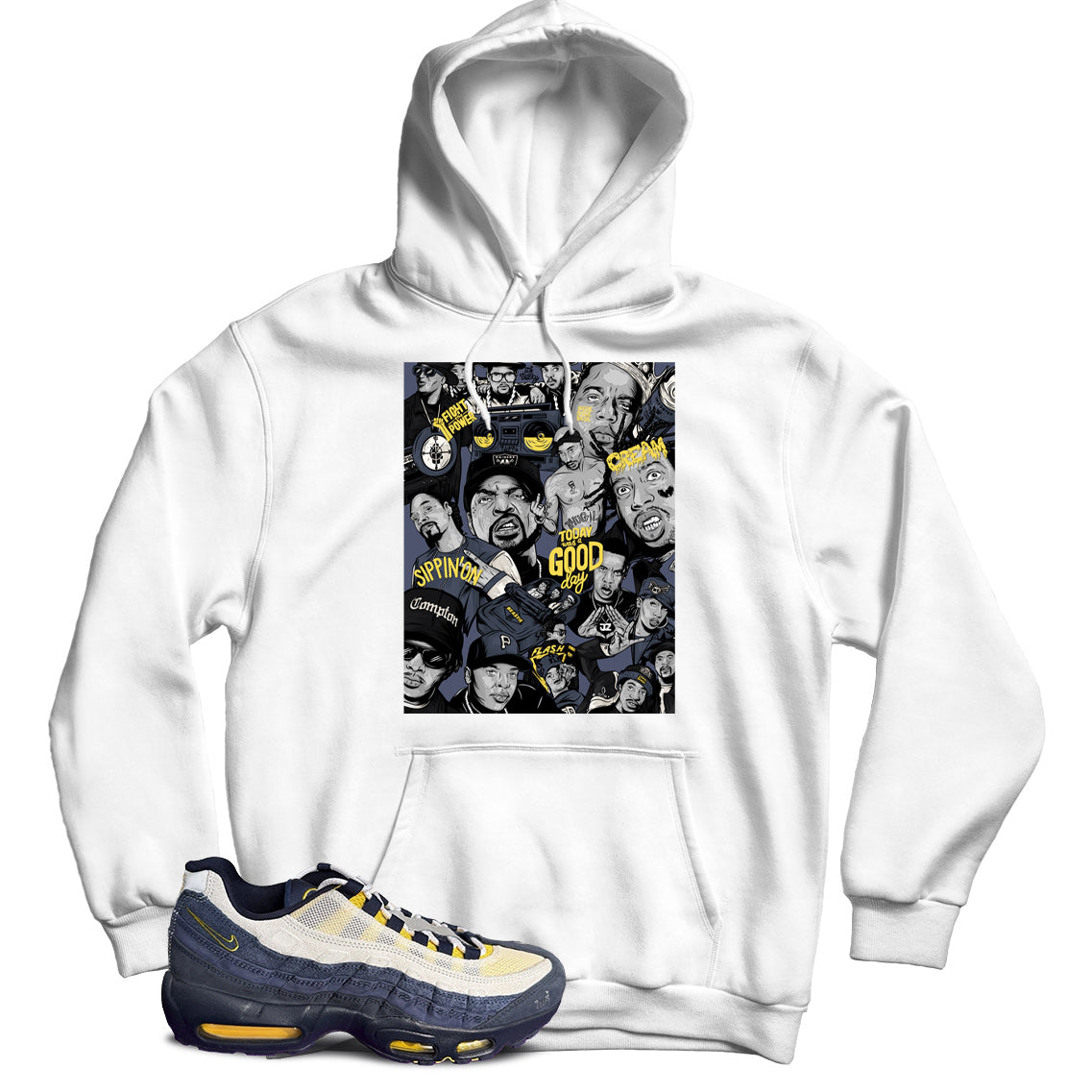 Air Max 95 Eric Koston Obsidian Speed Yellow hoodie