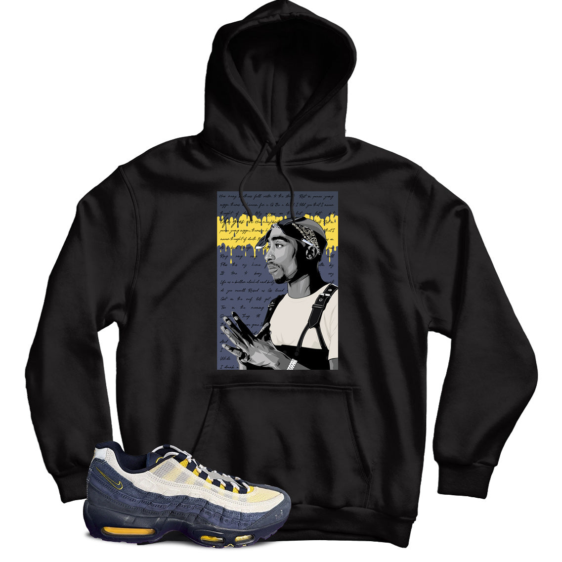 Air Max 95 Eric Koston Obsidian Speed Yellow hoodie