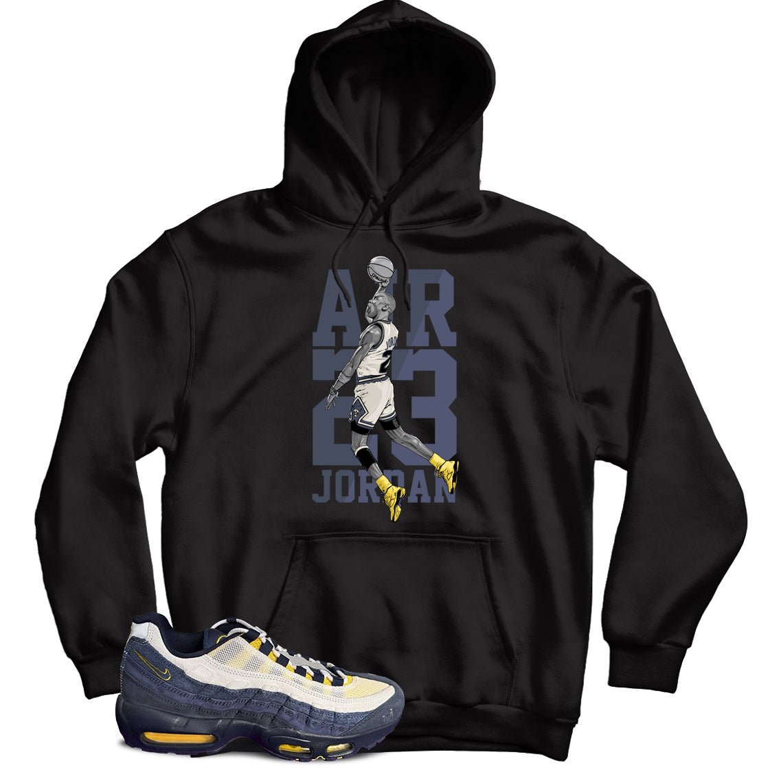 Air Max 95 Eric Koston Obsidian Speed Yellow hoodie