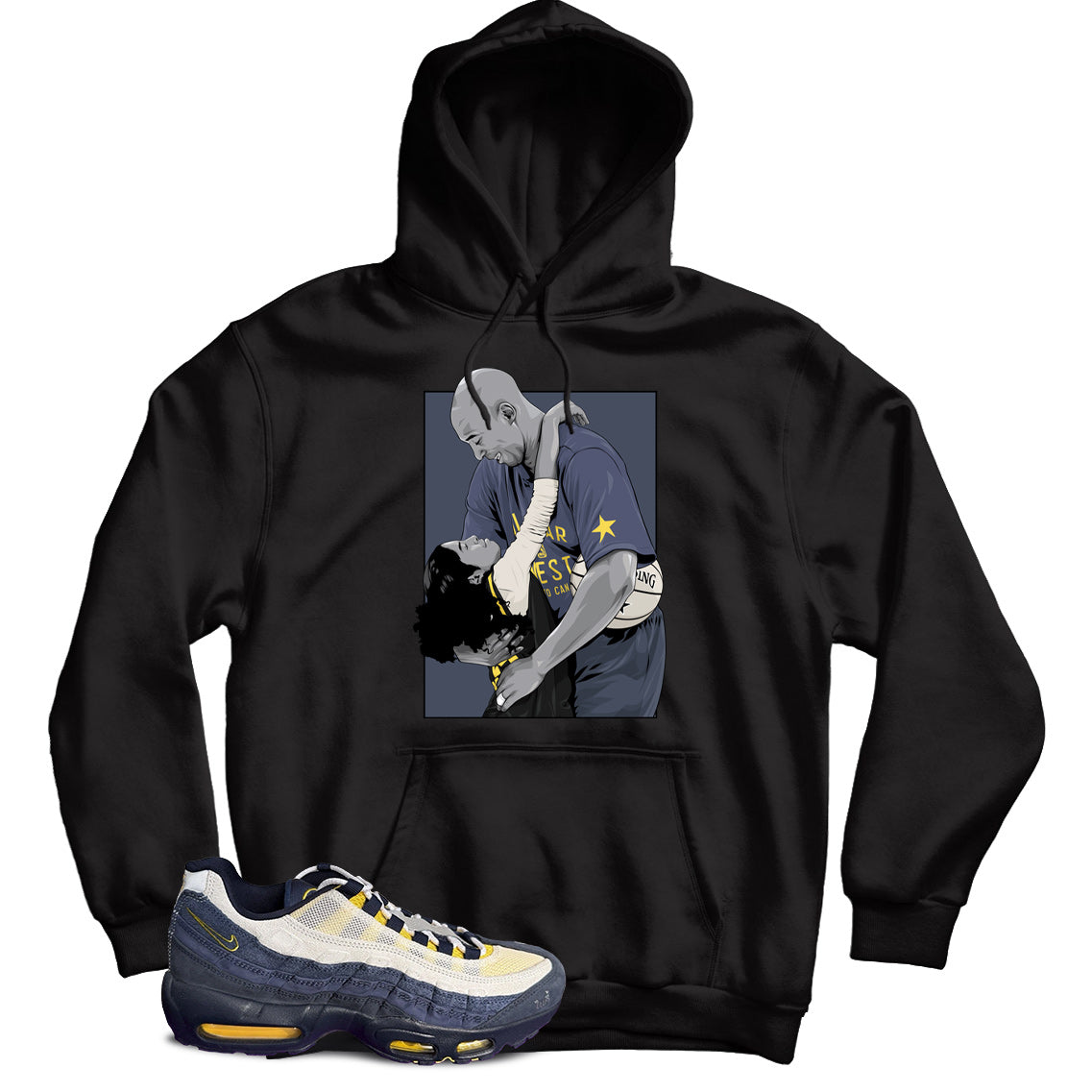 Air Max 95 Eric Koston Obsidian Speed Yellow hoodie