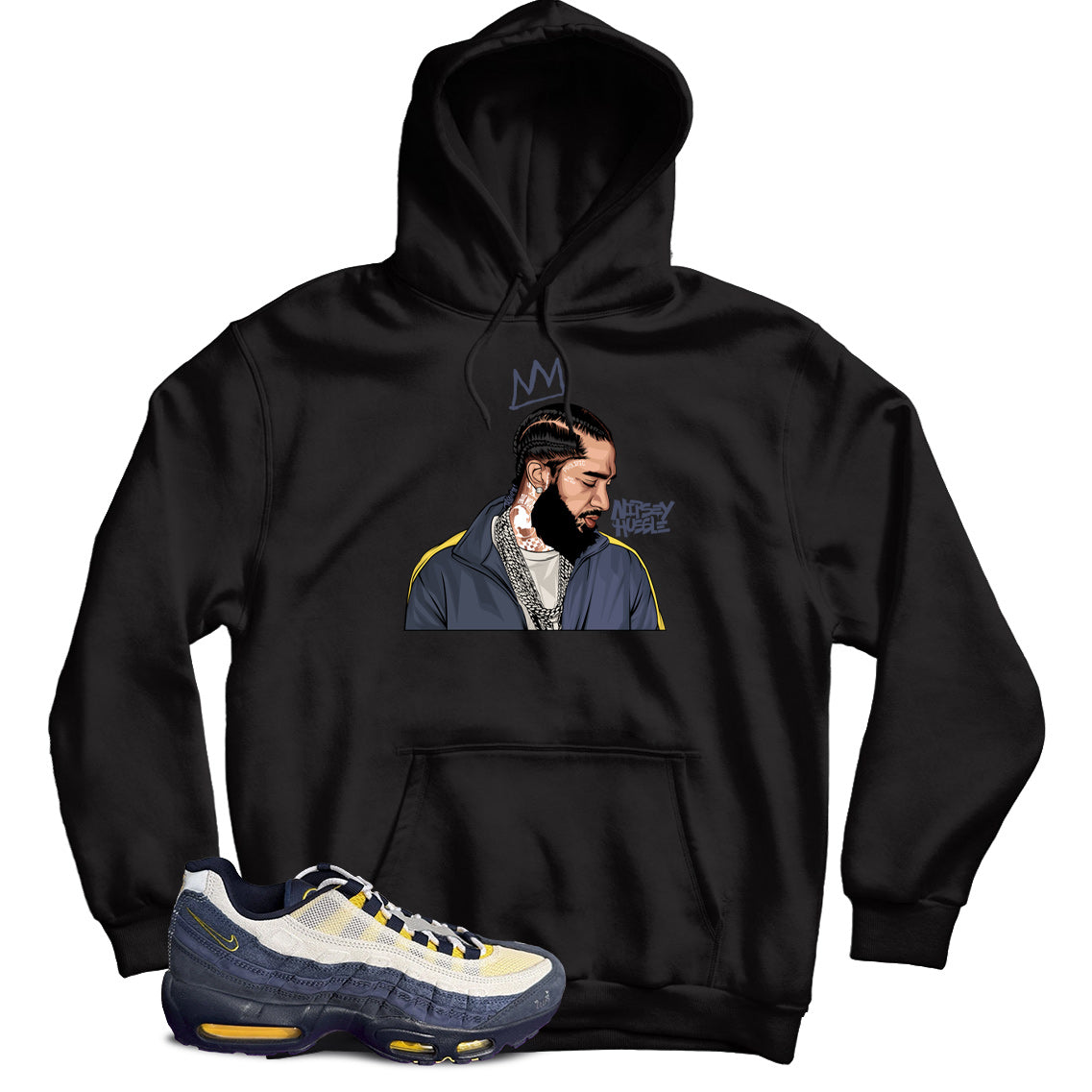 Air Max 95 Eric Koston Obsidian Speed Yellow hoodie