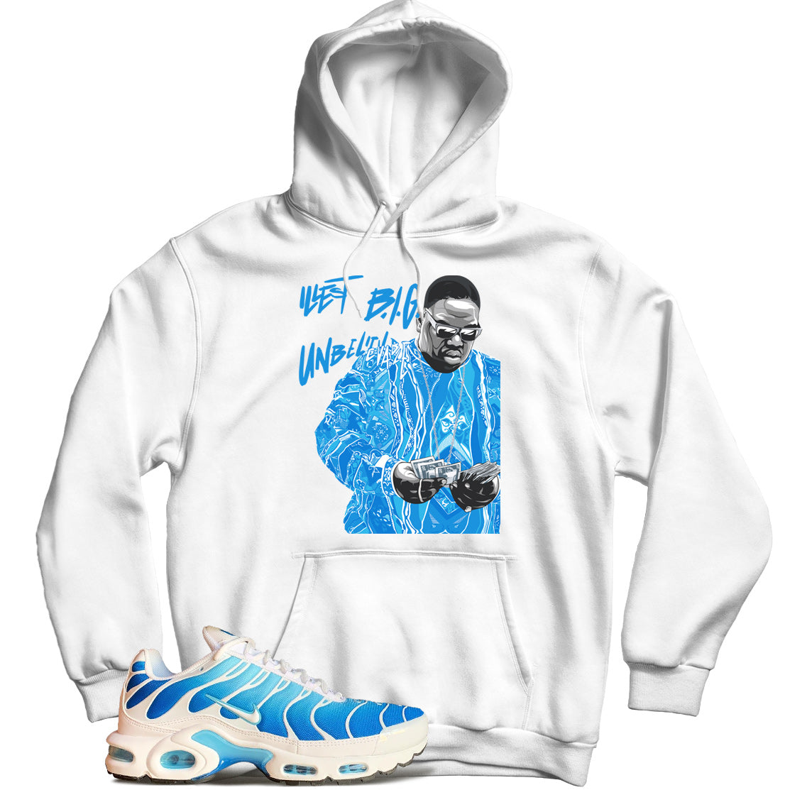 Air Max Plus Battle Blue hoodie