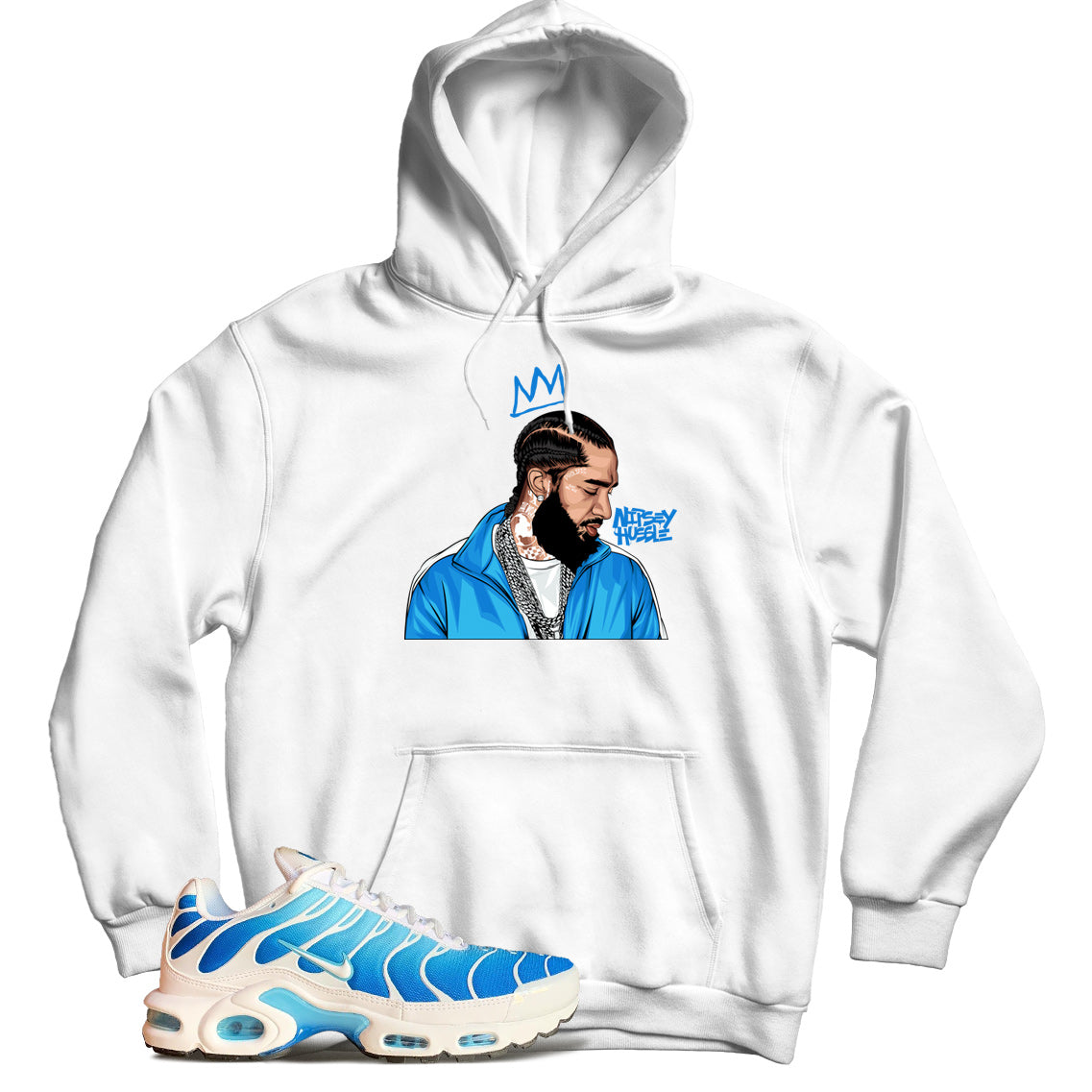 Air Max Plus Battle Blue hoodie