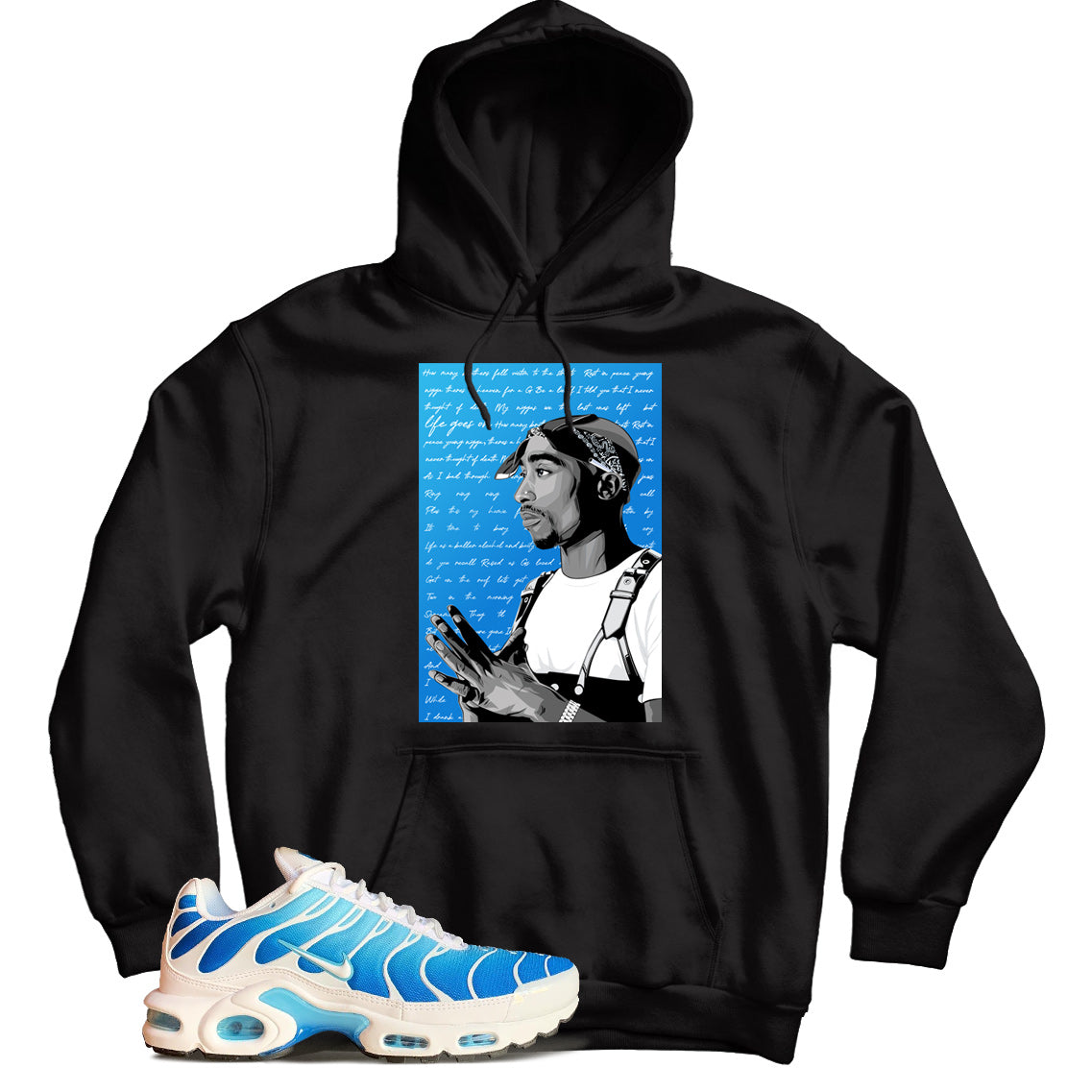 Air Max Plus Battle Blue hoodie