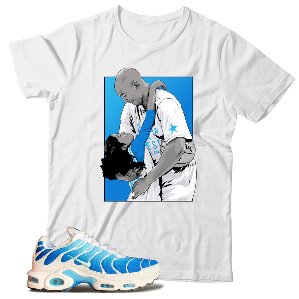 Air Max Plus Battle Blue shirt