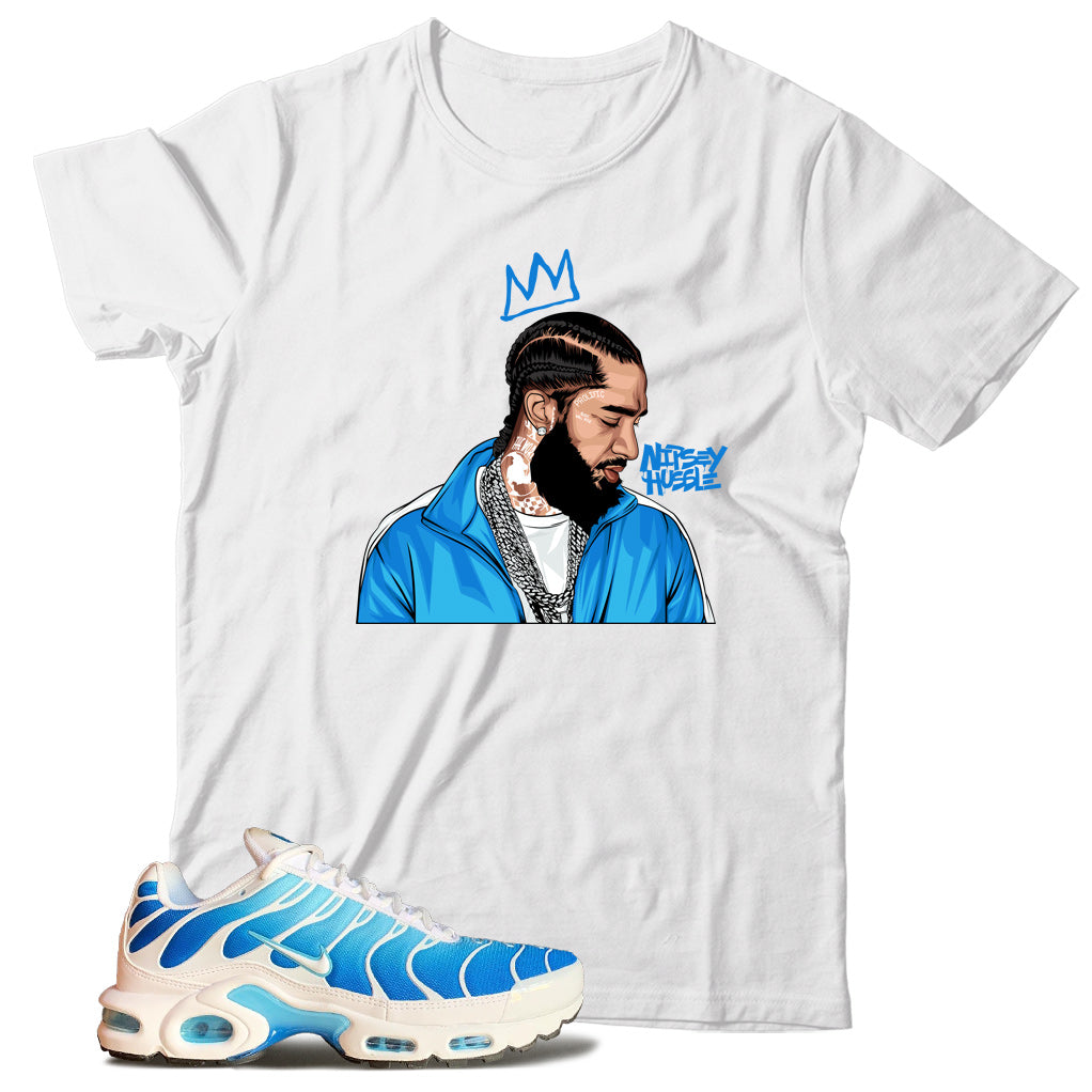 Air Max Plus Battle Blue shirt