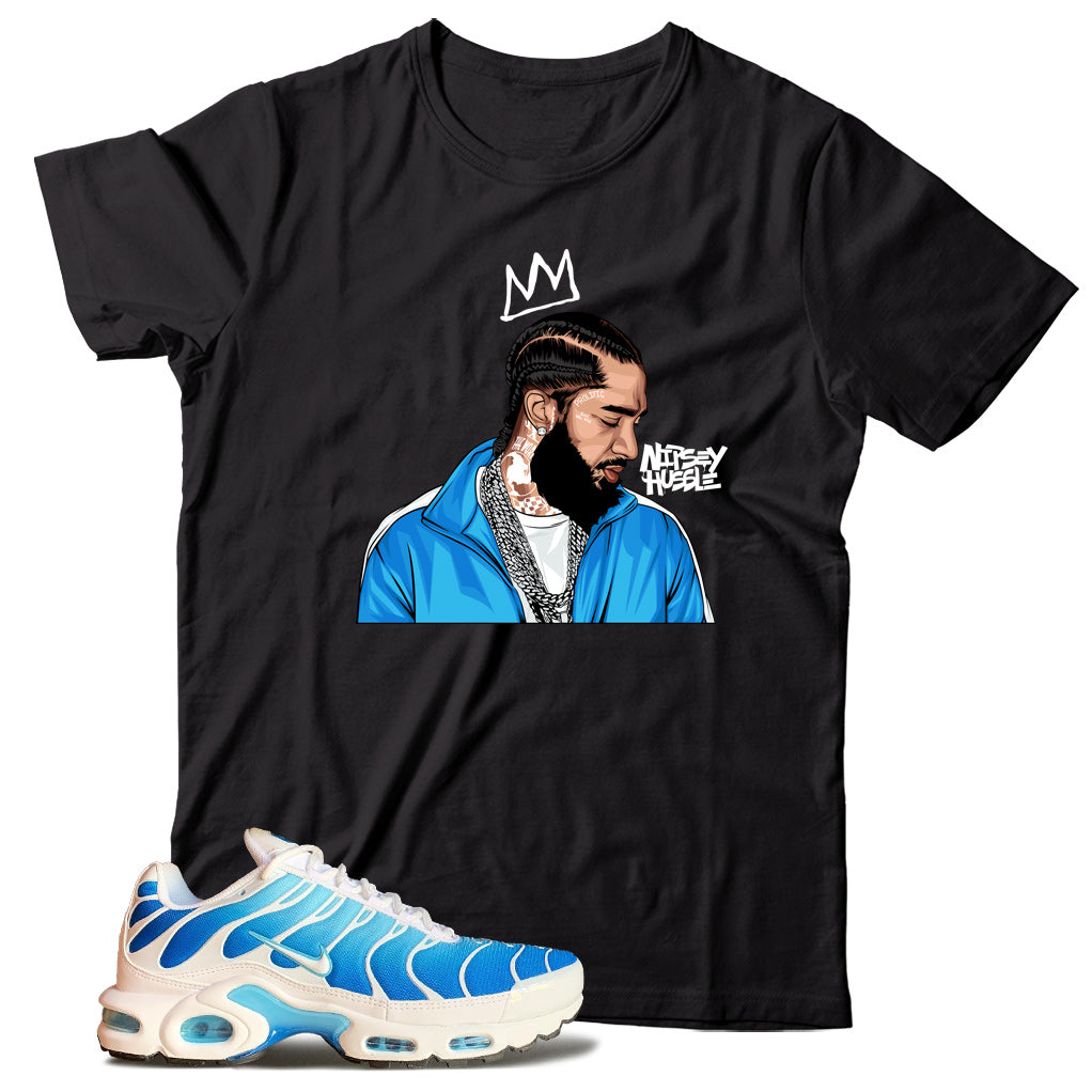 Air Max Plus Battle Blue shirt