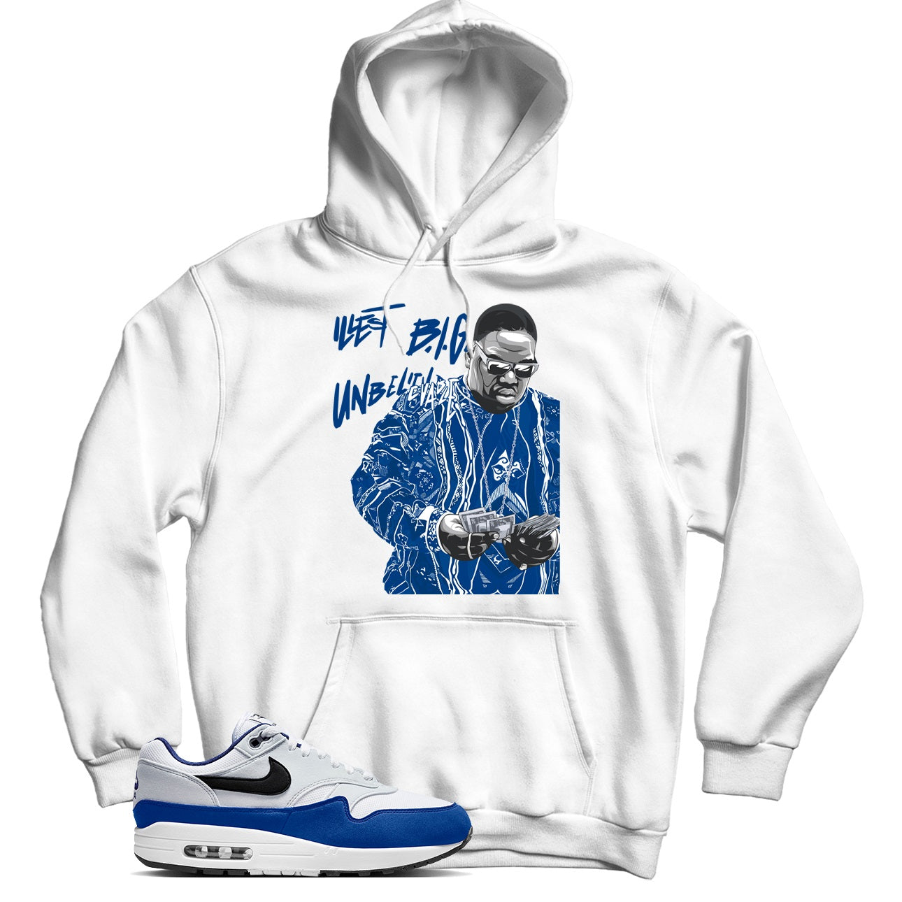 Air Max 1 Deep Royal Blue hoodie