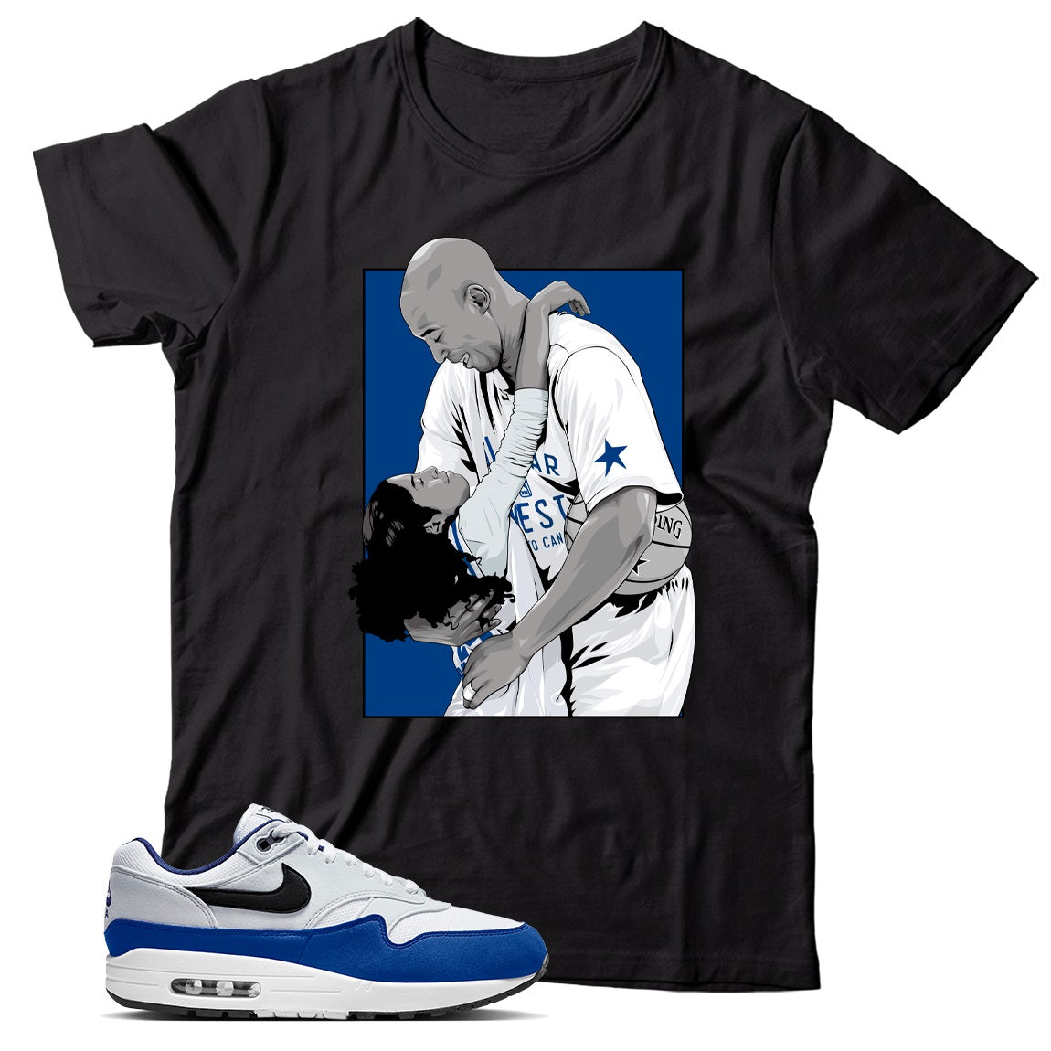 Air Max Deep Royal Blue shirt