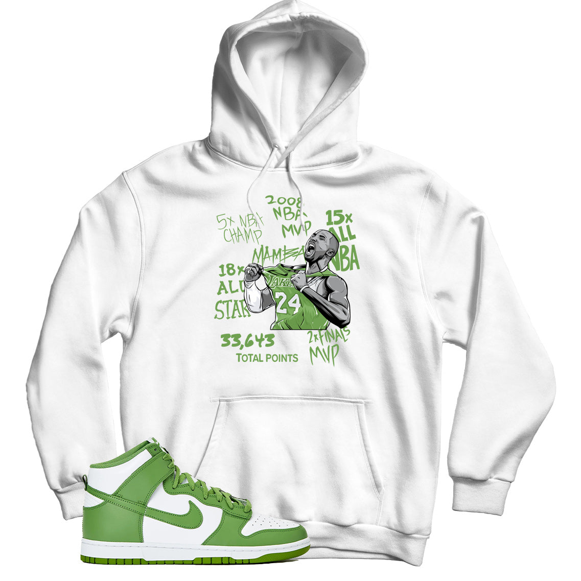 Dunk High Chlorophyll hoodie