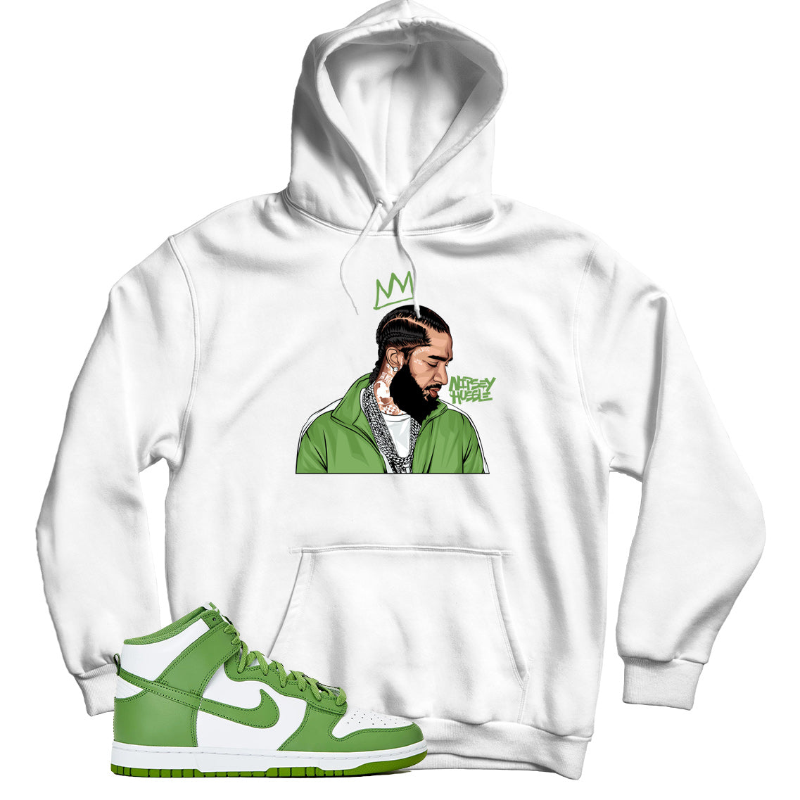 Dunk High Chlorophyll hoodie