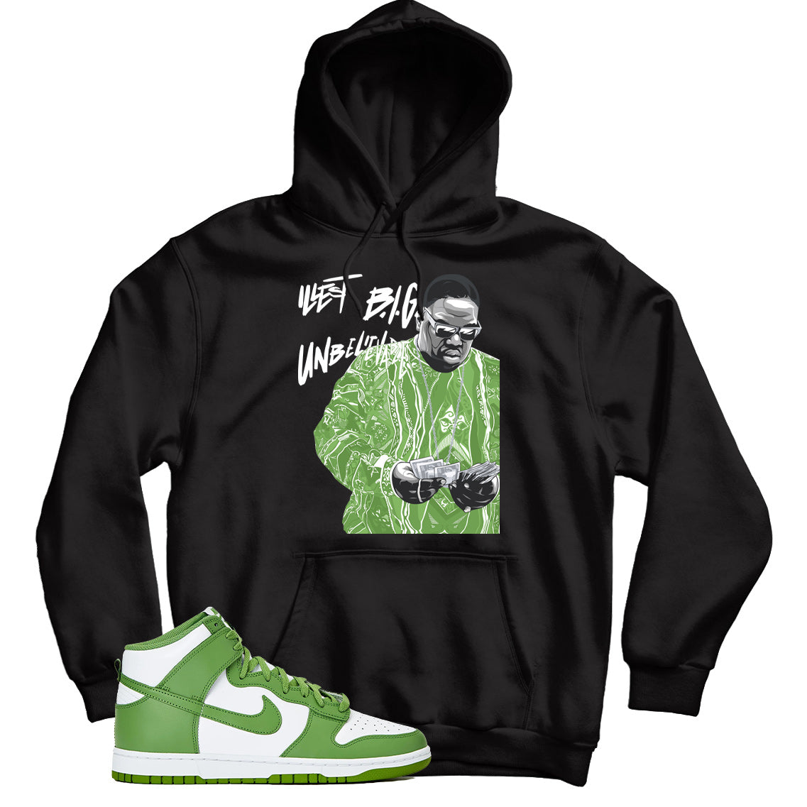 Dunk High Chlorophyll hoodie