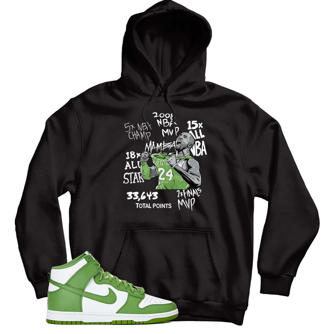 Dunk High Chlorophyll hoodie