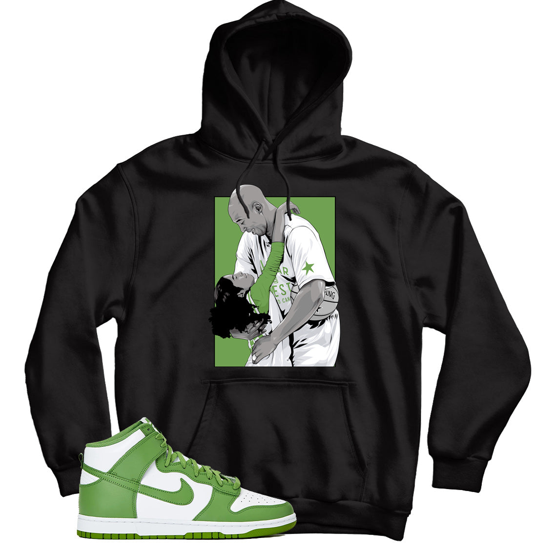 Dunk High Chlorophyll hoodie