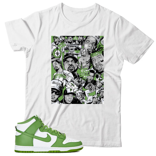 Dunk High Chlorophyll shirt