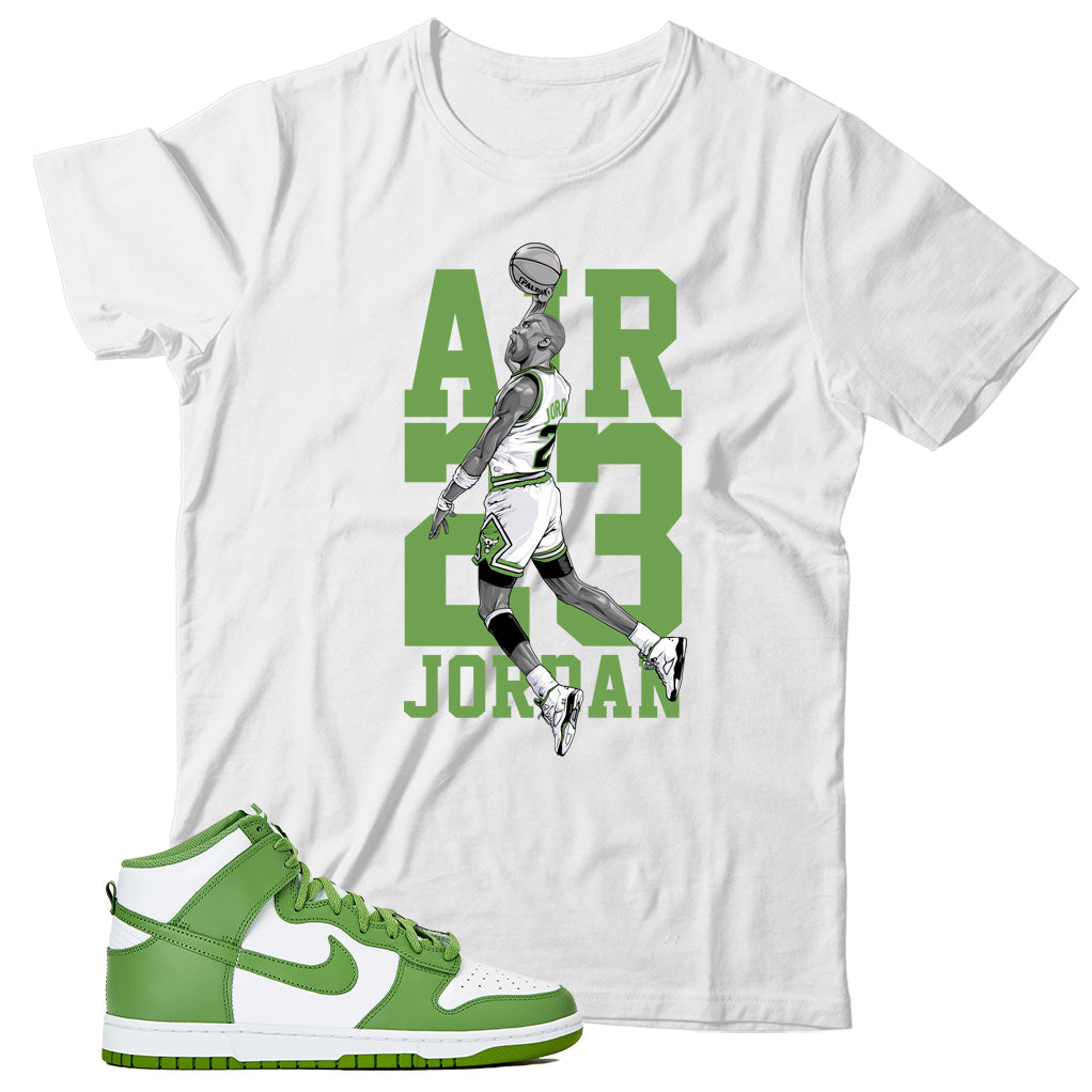 Dunk High Chlorophyll shirt