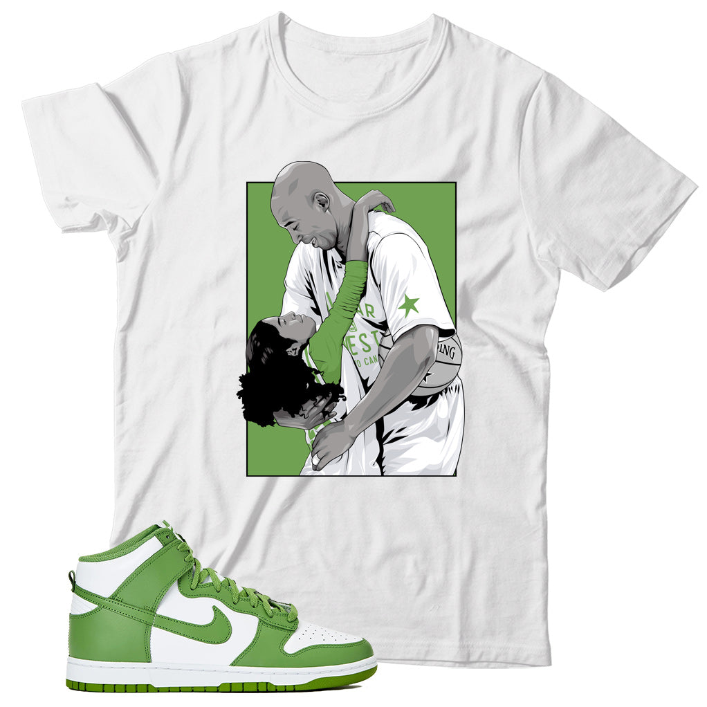 Dunk High Chlorophyll shirt