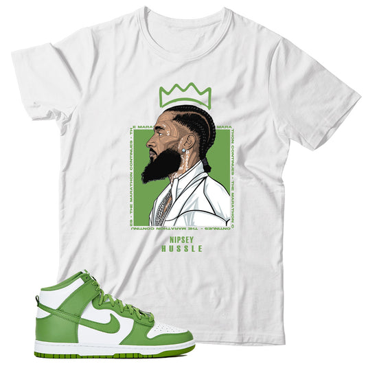 Dunk High Chlorophyll shirt